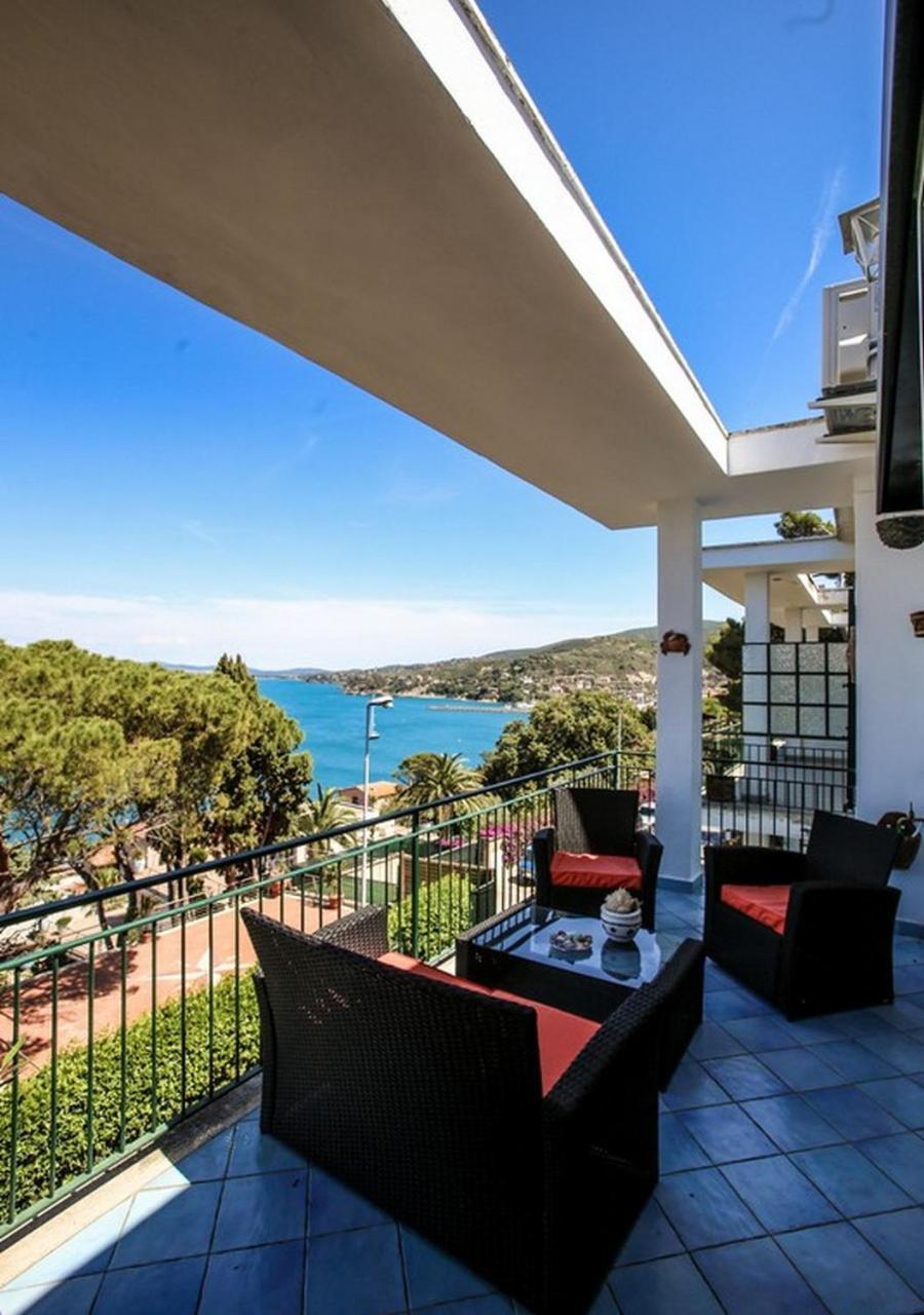 Terrace Sea View Lägenhet Porto Santo Stefano  Exteriör bild