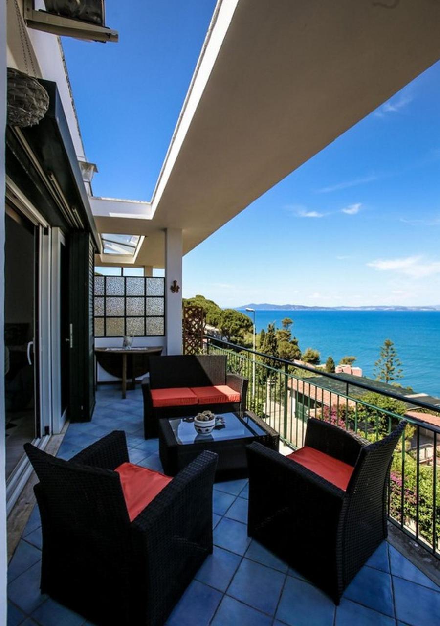 Terrace Sea View Lägenhet Porto Santo Stefano  Exteriör bild